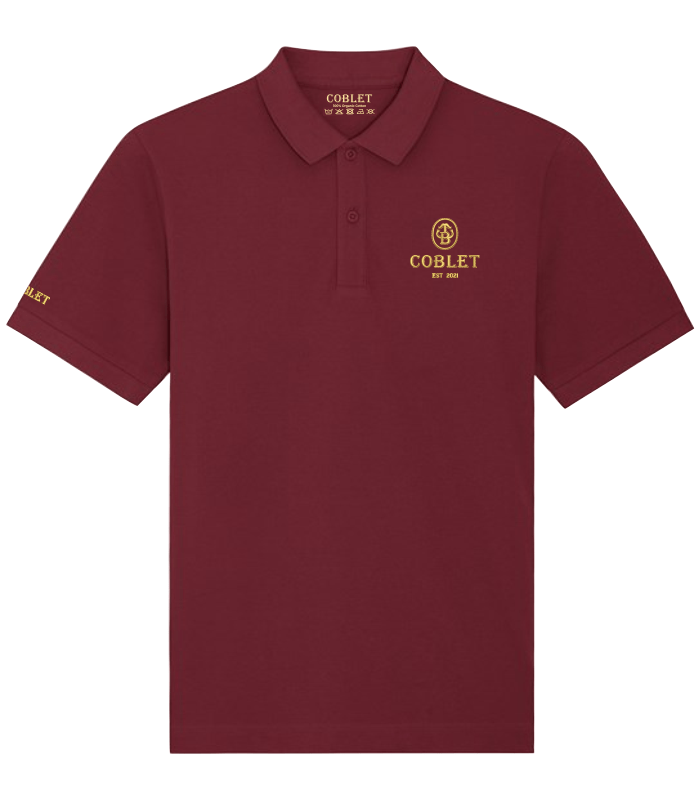 Burgundy Unisex Polo Shirt