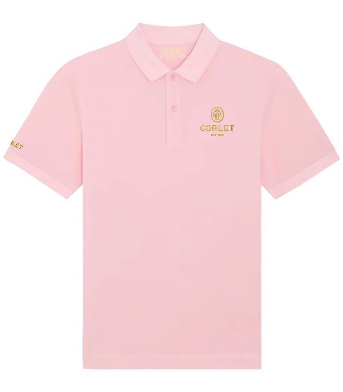 Cotton Pink Unisex Polo Shirt