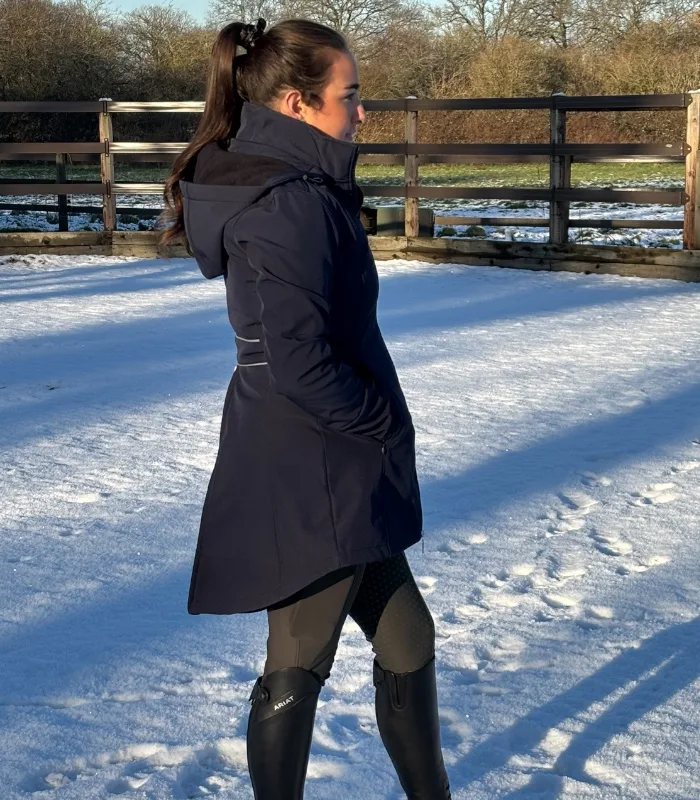 Ladies Riding Coat - Navy