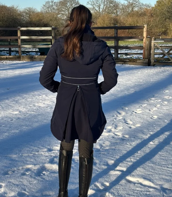 Ladies Riding Coat - Navy